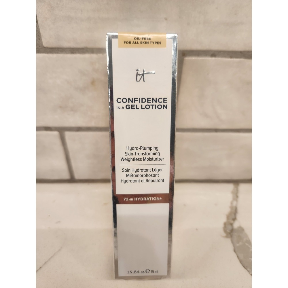 It Cosmetics Confidence in a Gel Lotion Weightless Moisturizer 2.5oz / 75ml-NIB